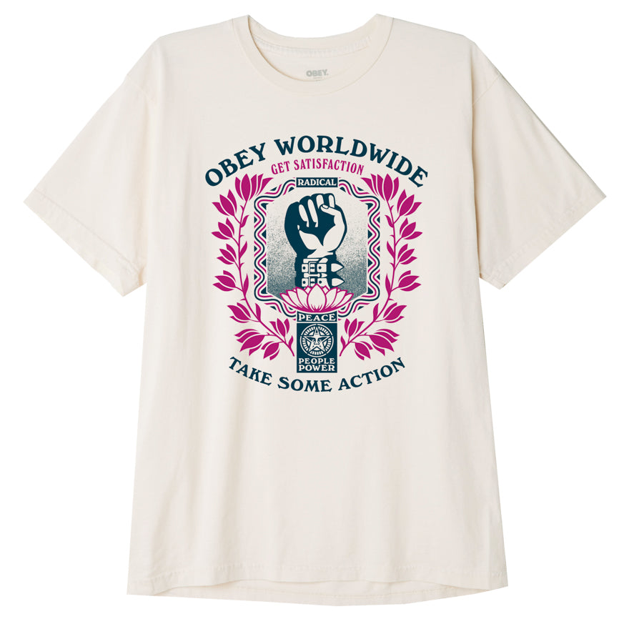 OBEY Get Satisfaction T-Shirt - Sago