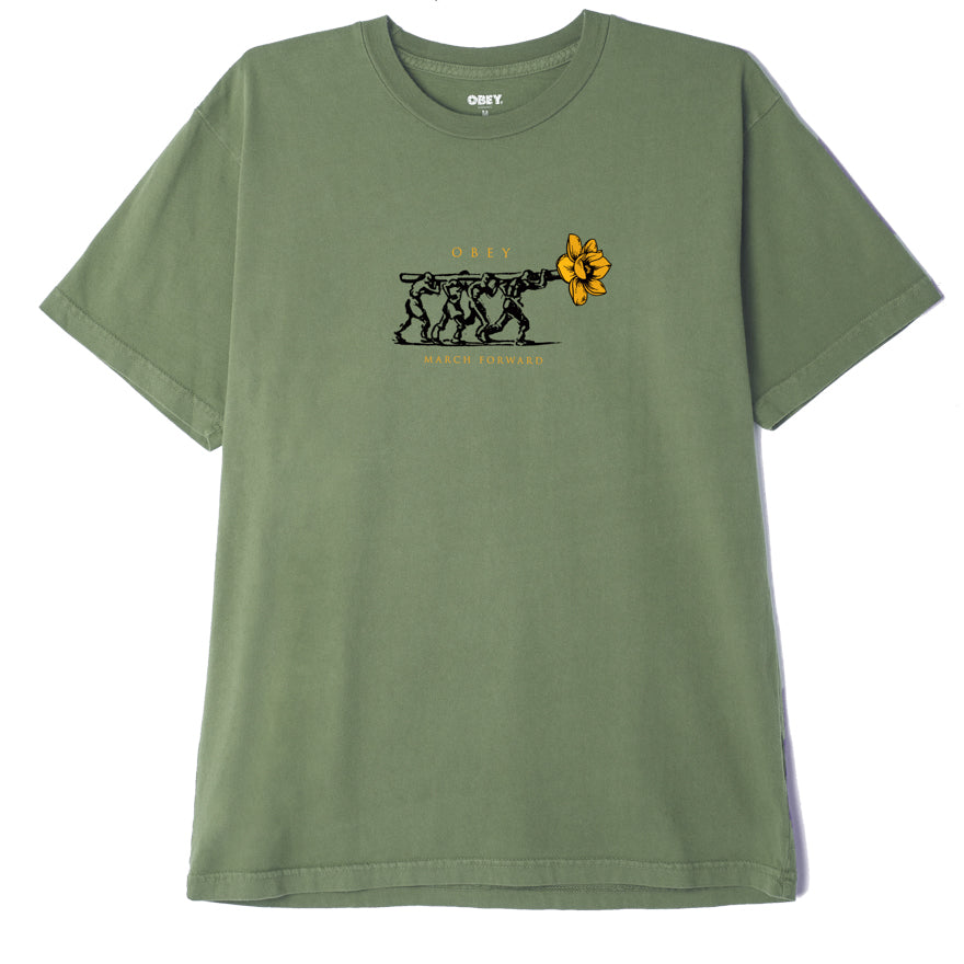 OBEY March Forward T-Shirt - Wavelite