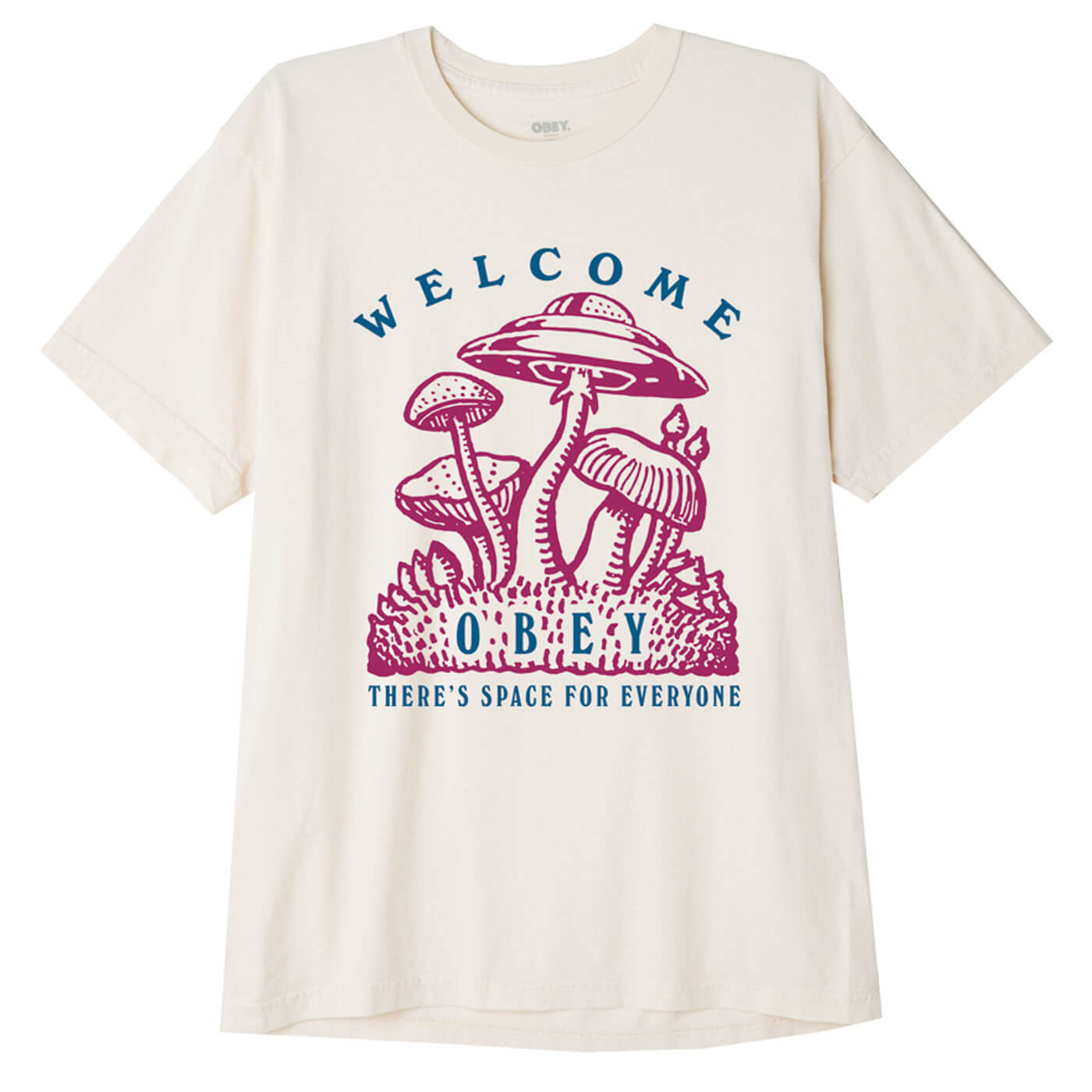 OBEY Space For Everyone T-Shirt - Sago