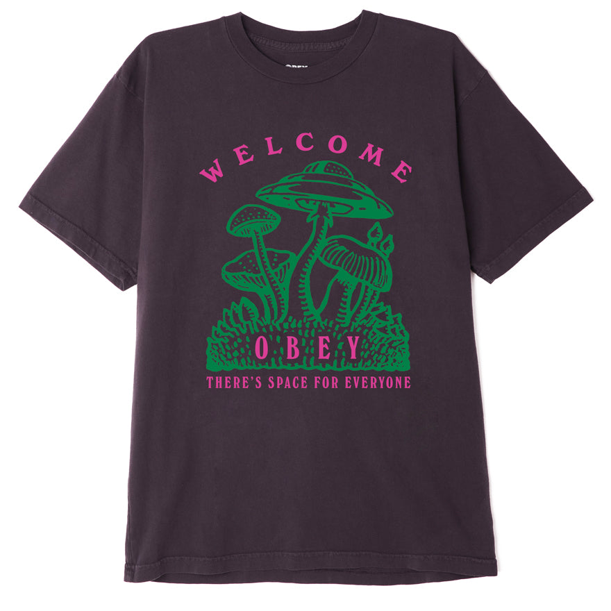 OBEY Space For Everyone T-Shirt - Faded Black