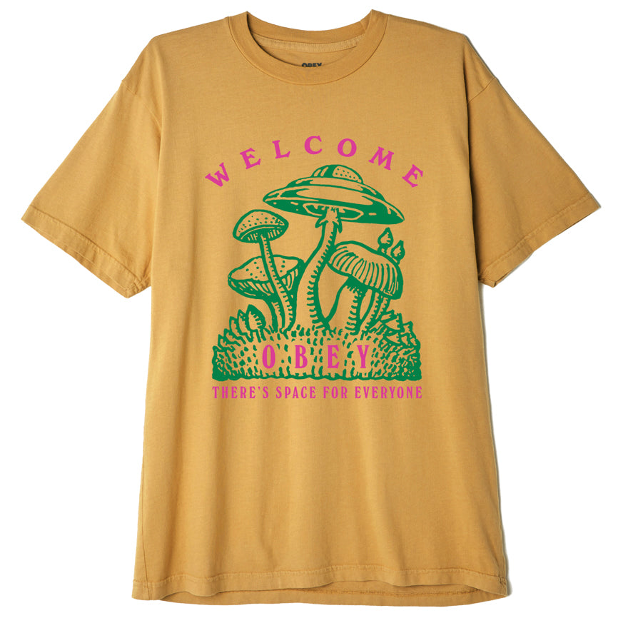 OBEY Space For Everyone T-Shirt - Golden Harvest