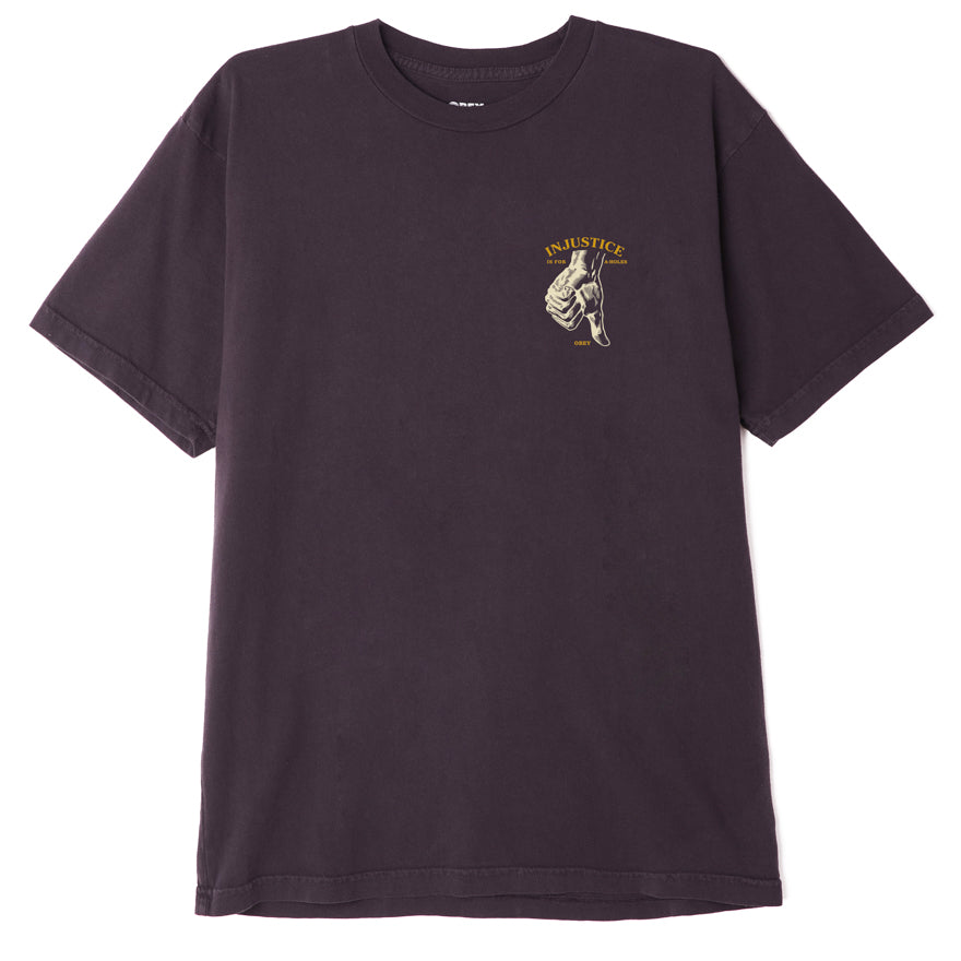 OBEY Thumbs Down T-Shirt - Faded Black