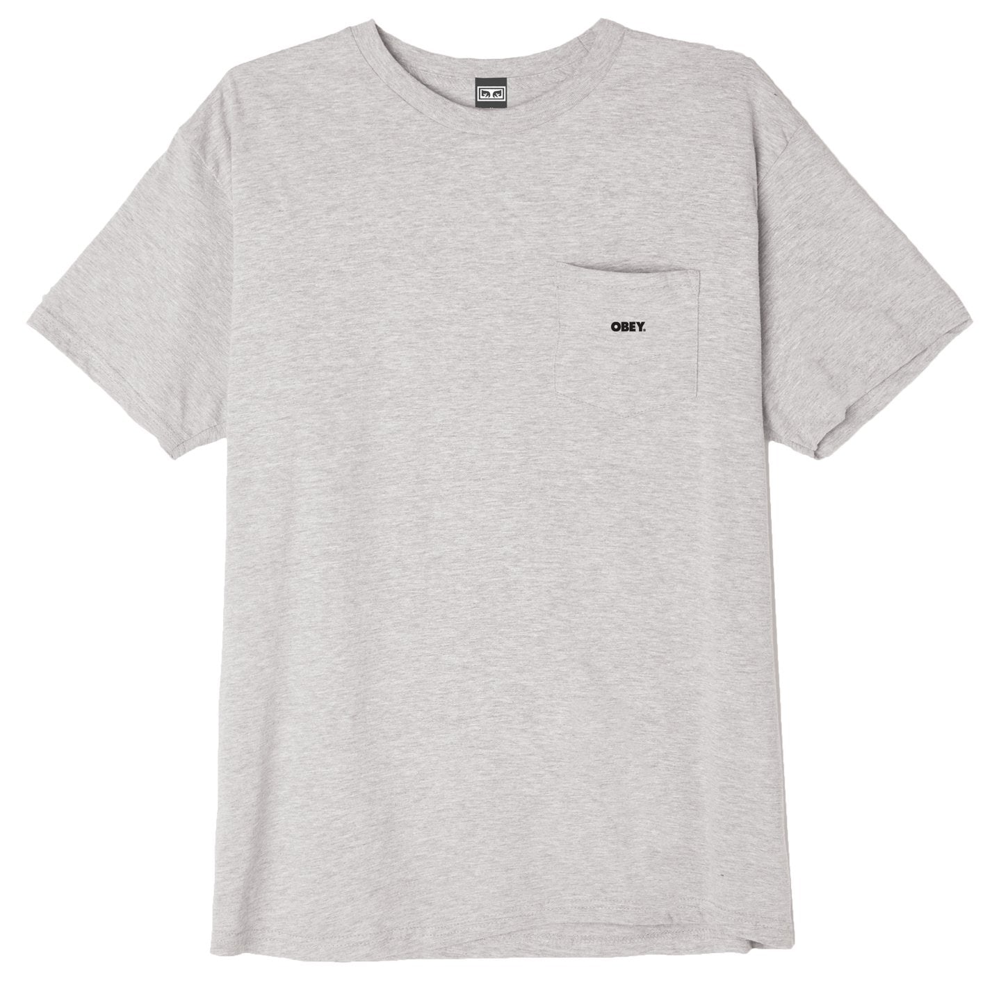 OBEY Bold Basic Pocket T-Shirt - Heather Grey