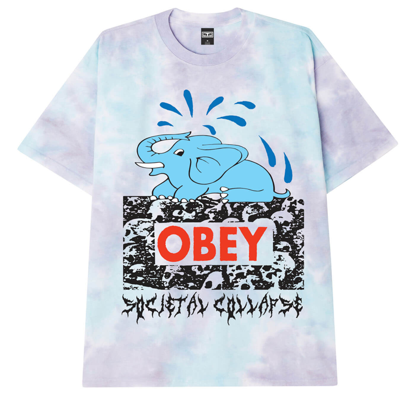 OBEY Societal Collapse T-Shirt - Pure Water Blotch