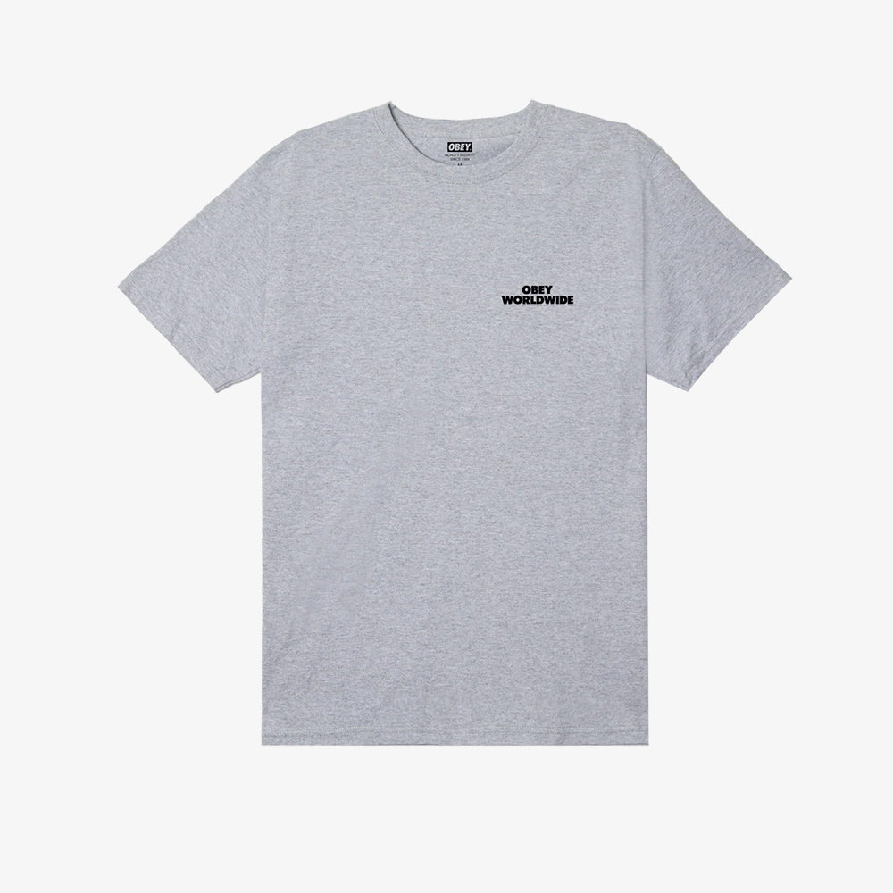 OBEY Obey Worldwide Tee - Heather Grey