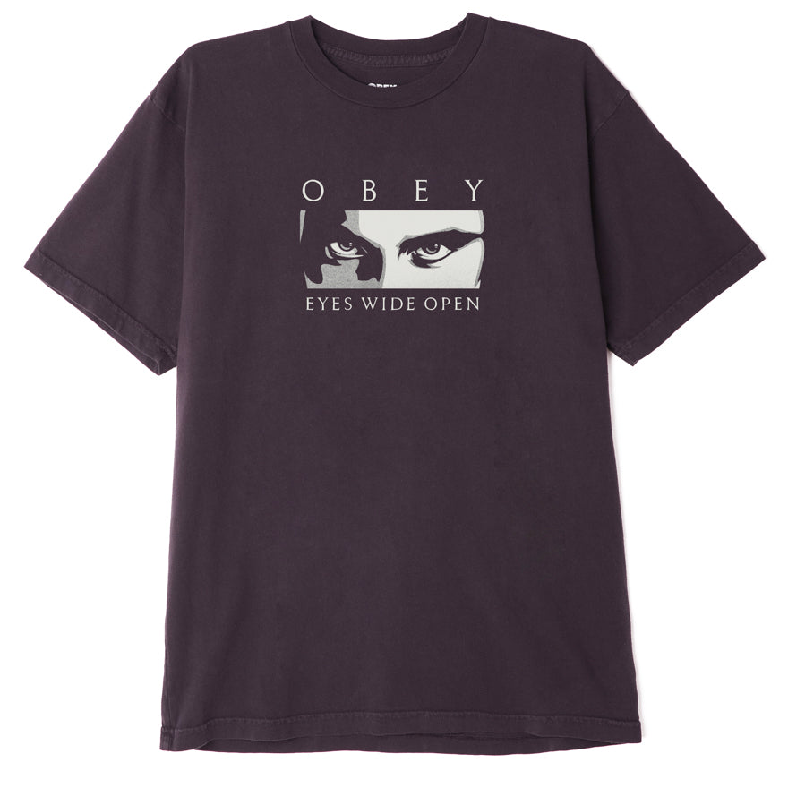 OBEY Eyes Wide Open T-Shirt - Pigment Faded Black