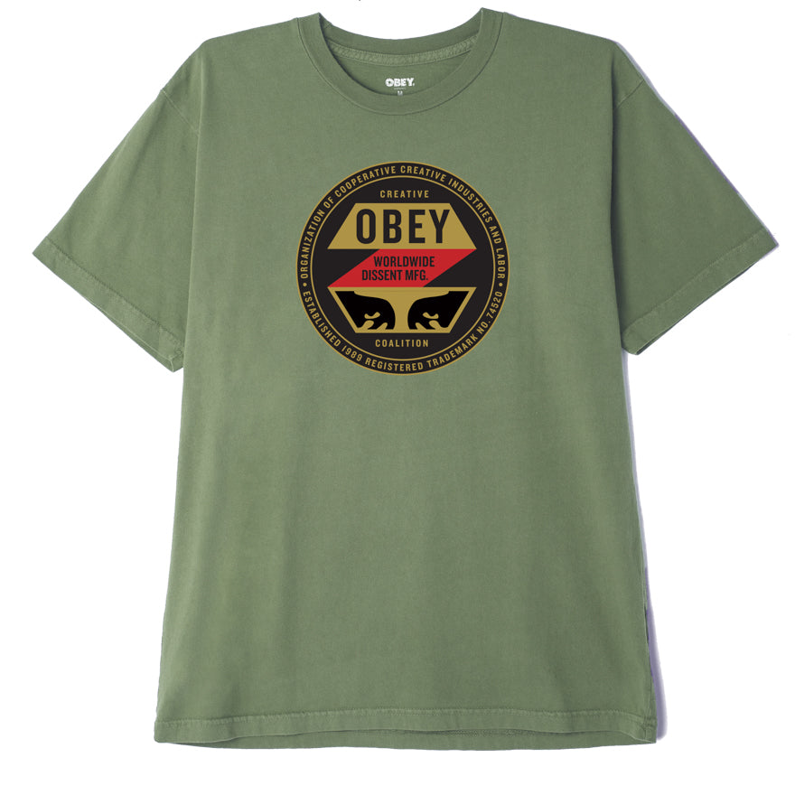 OBEY Creative Coalition T-Shirt - Pigment Wavelite