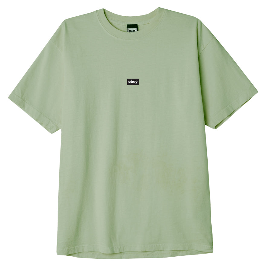 OBEY Black Bar T-Shirt - Pigment Cucumber