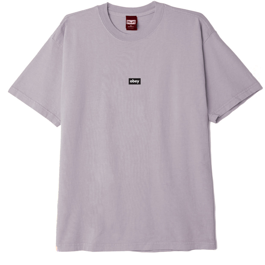 OBEY Black Bar T-Shirt - Pigment Purple Paste