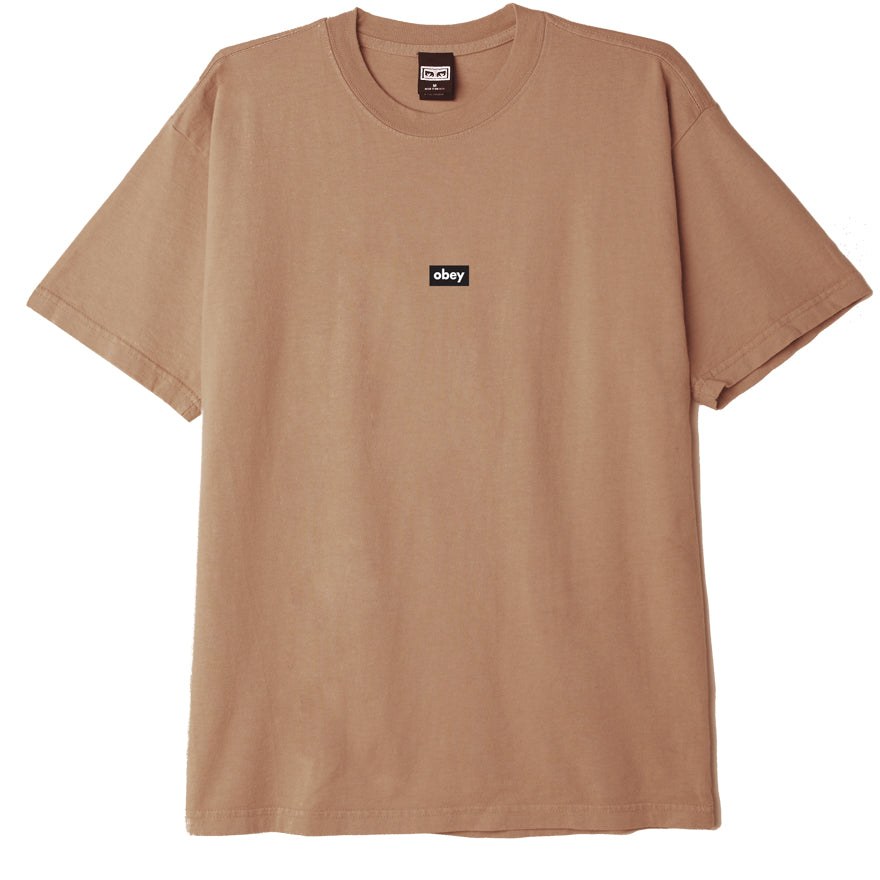 OBEY Black Bar T-Shirt - Pigment Rabbit Paws