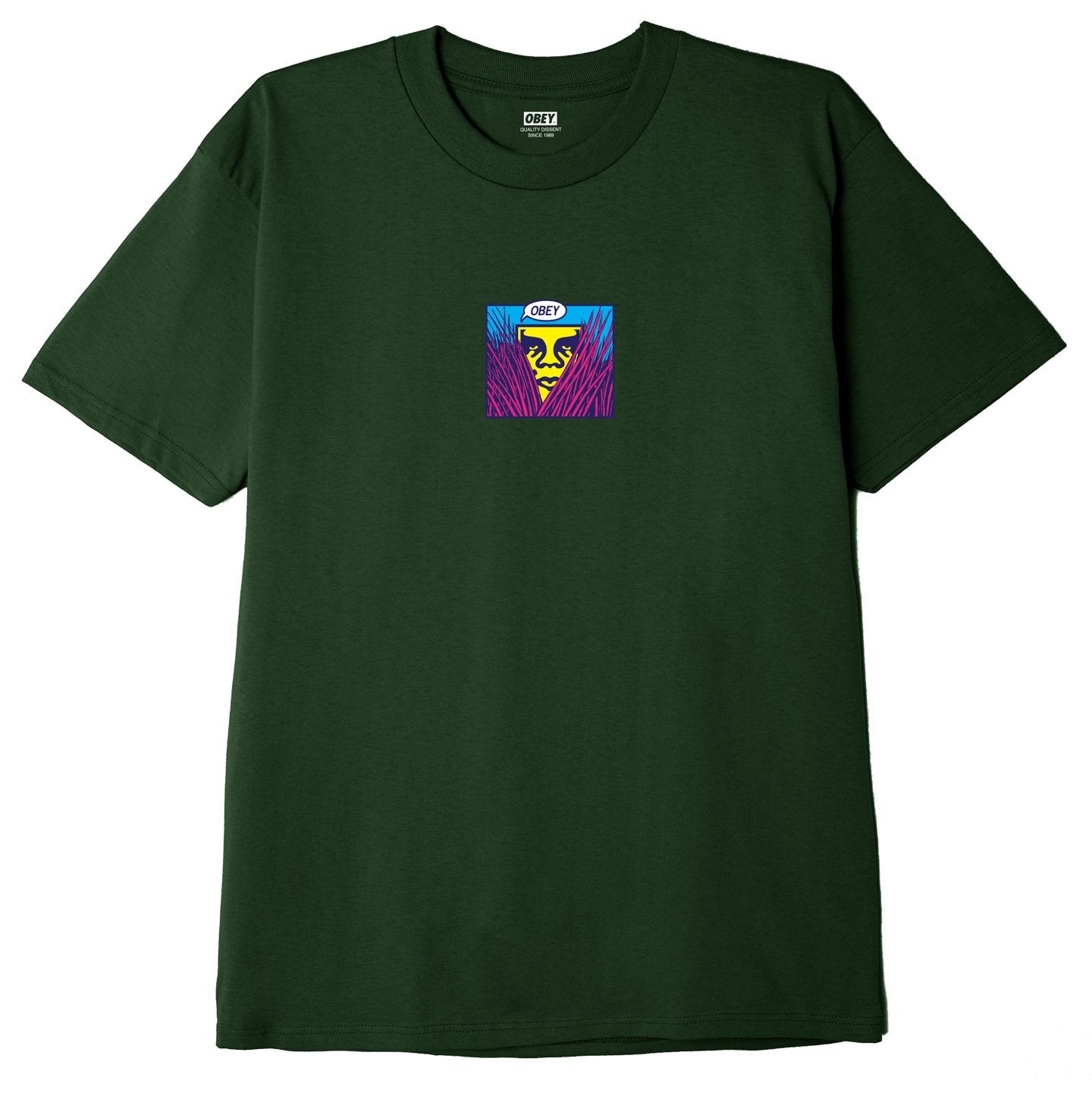 OBEY Peek T-Shirt - Forest Green