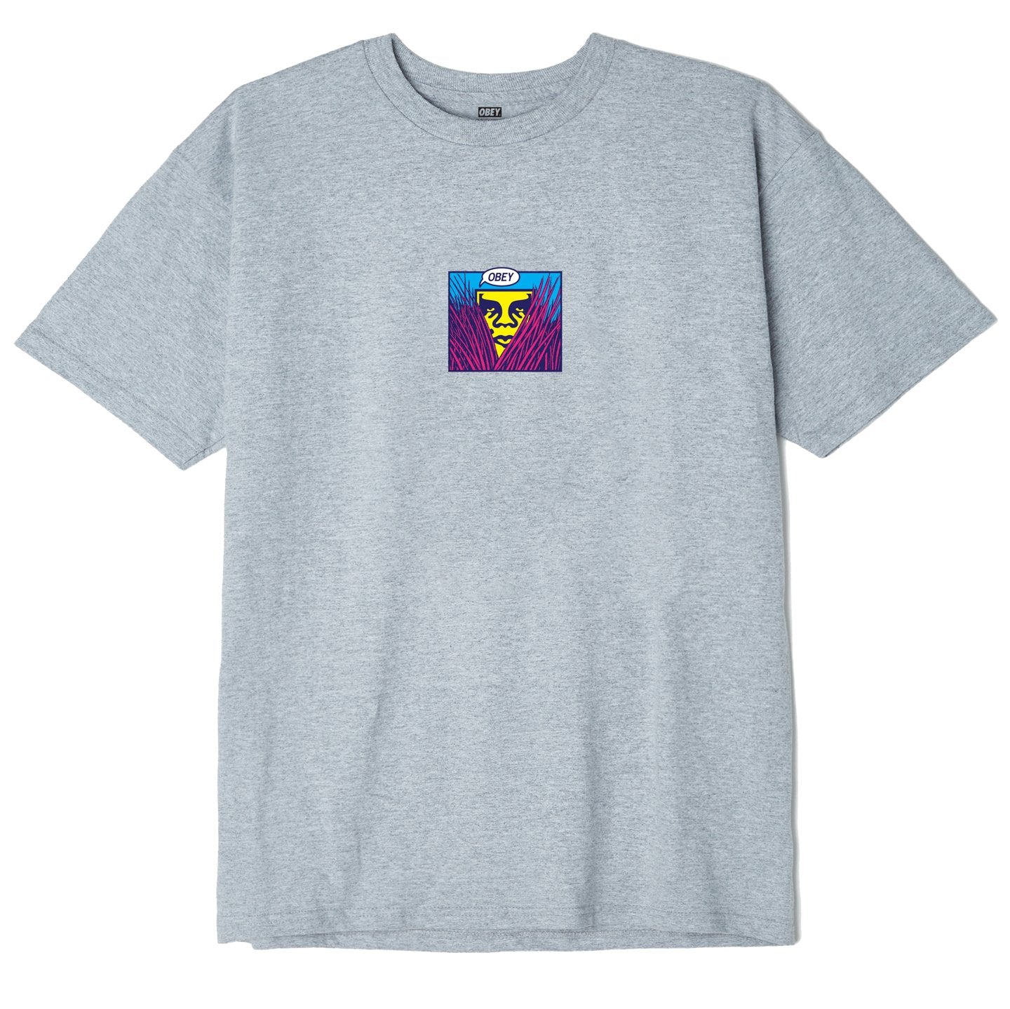 OBEY Peek T-Shirt - Heather Grey