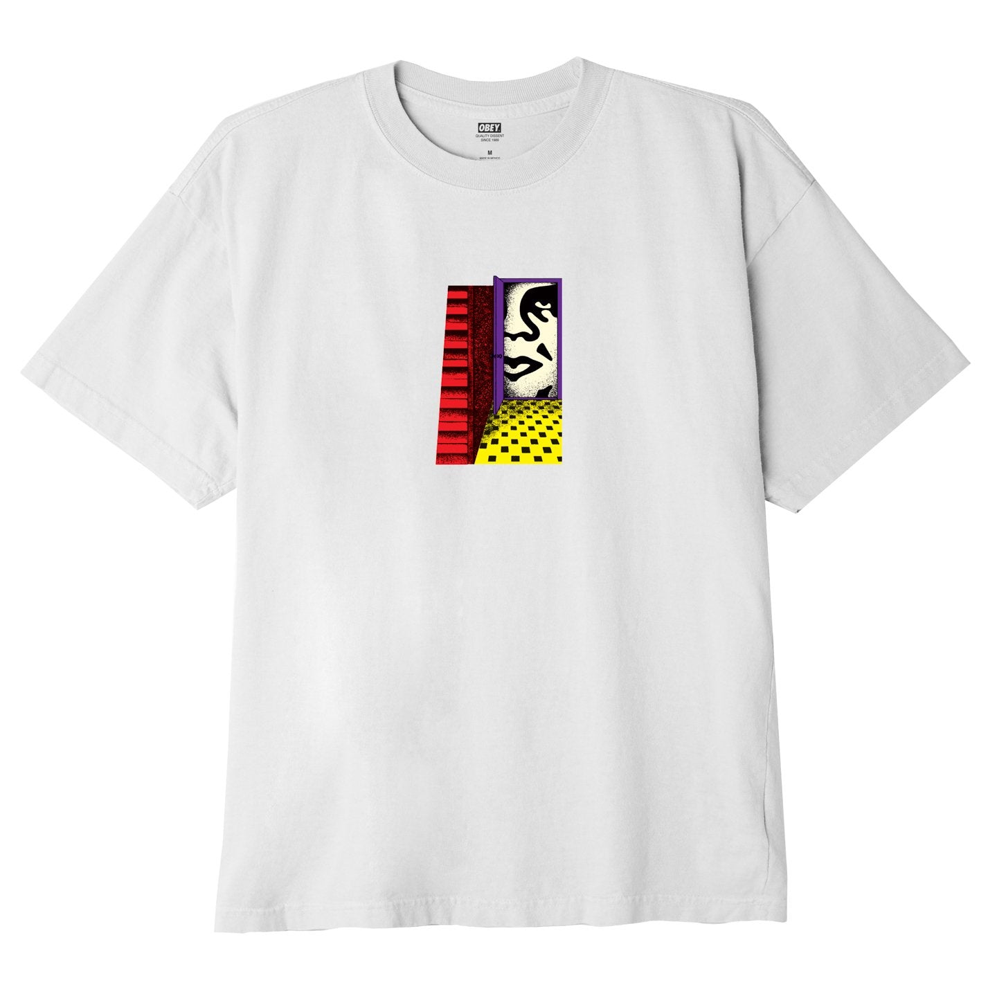 OBEY Who Is At The Door T-Shirt - White