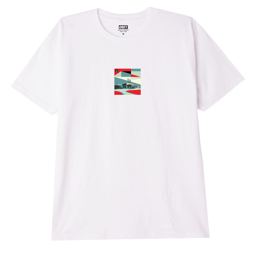 OBEY Bauhaus Factory T-Shirt - White