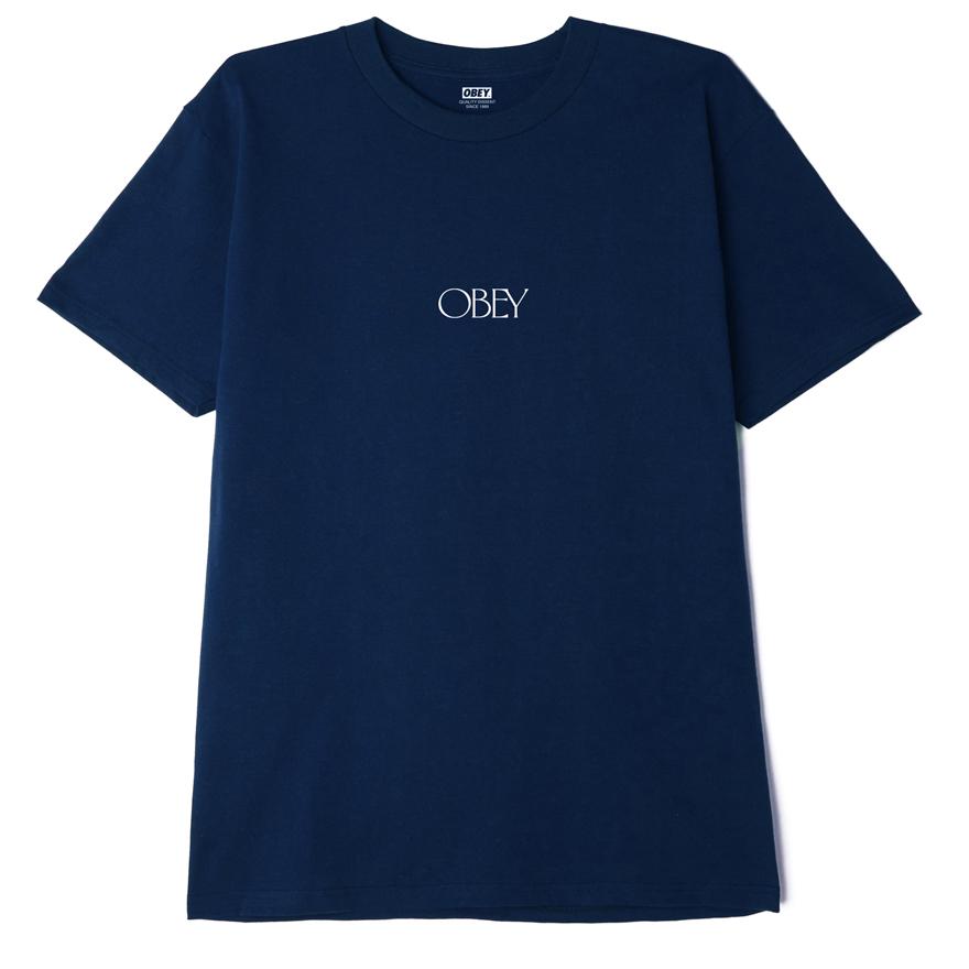 OBEY Regent T-Shirt - Navy