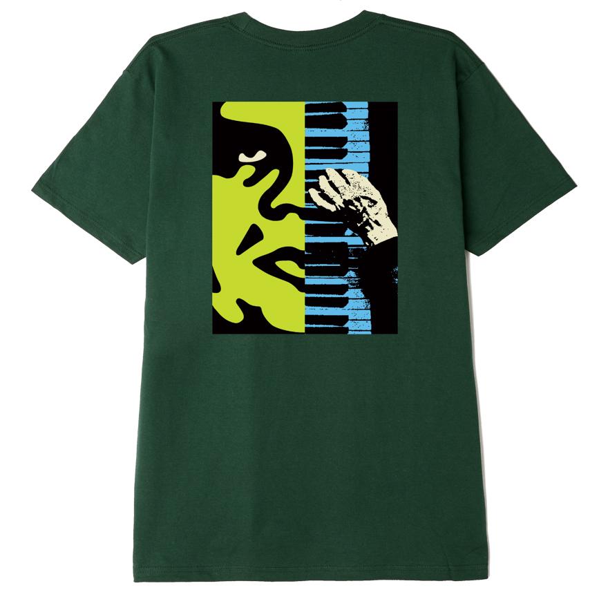 OBEY Piano Man T-Shirt - Forest Green
