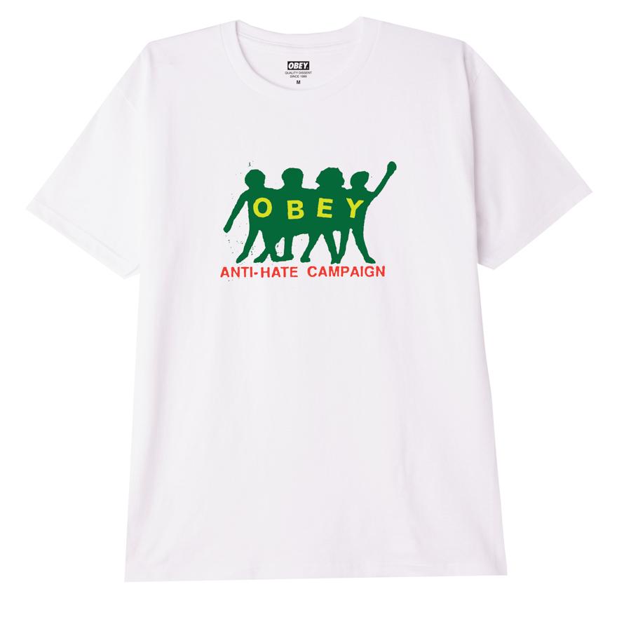 OBEY Anti-Hate Campaign T-Shirt - White