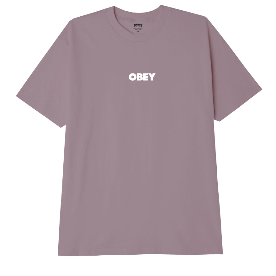 OBEY Bold Obey T-Shirt - Lilac Chalk