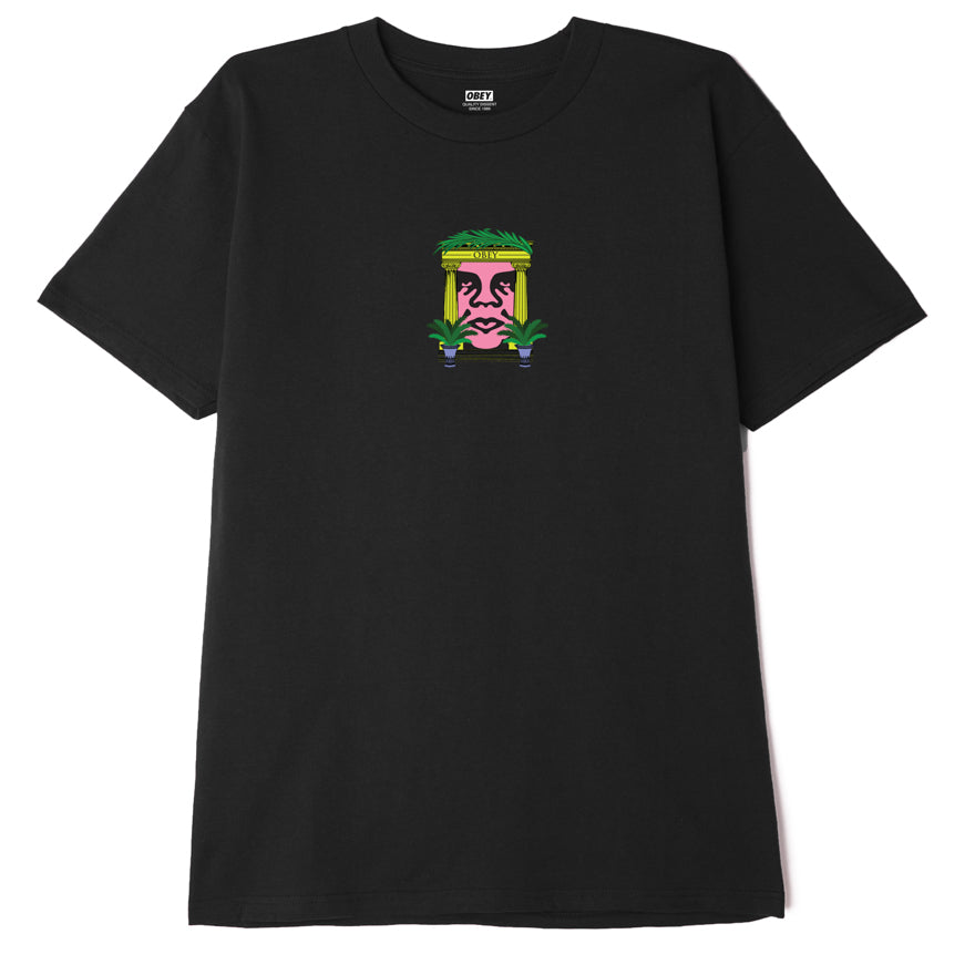 OBEY Roman Icon T-Shirt - Black