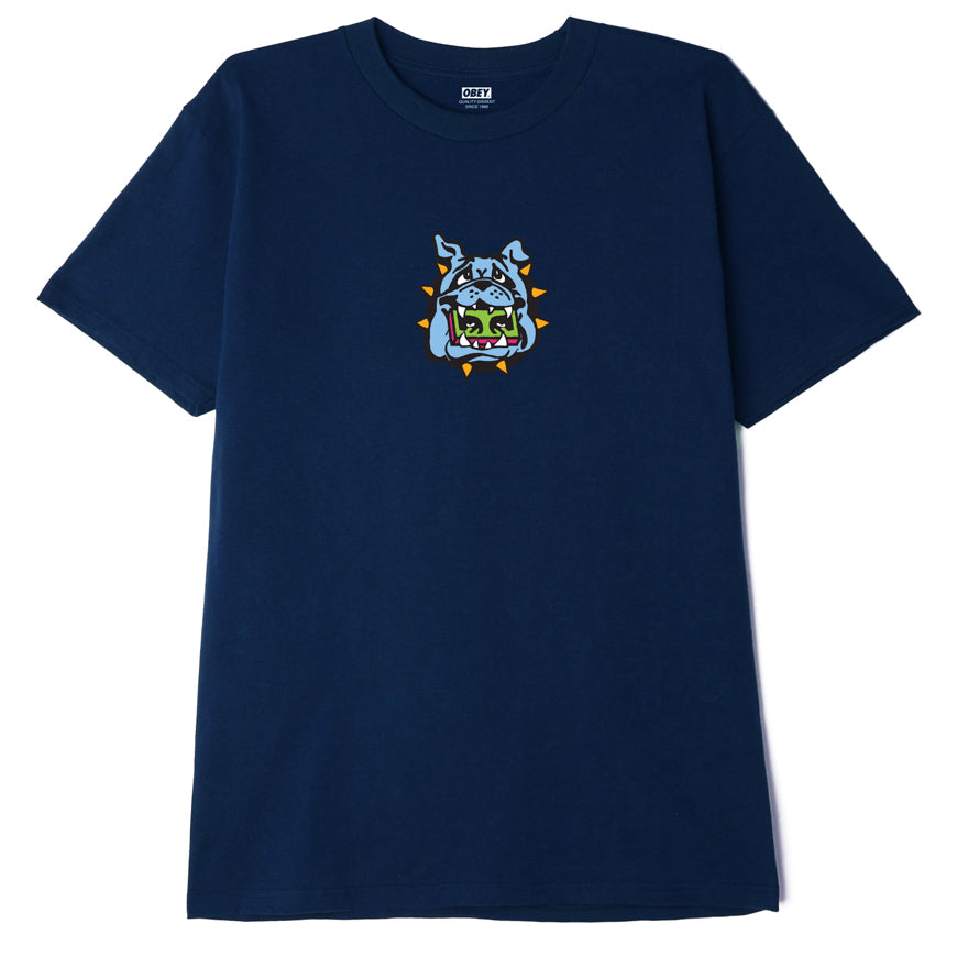 OBEY Bulldog T-Shirt - Navy