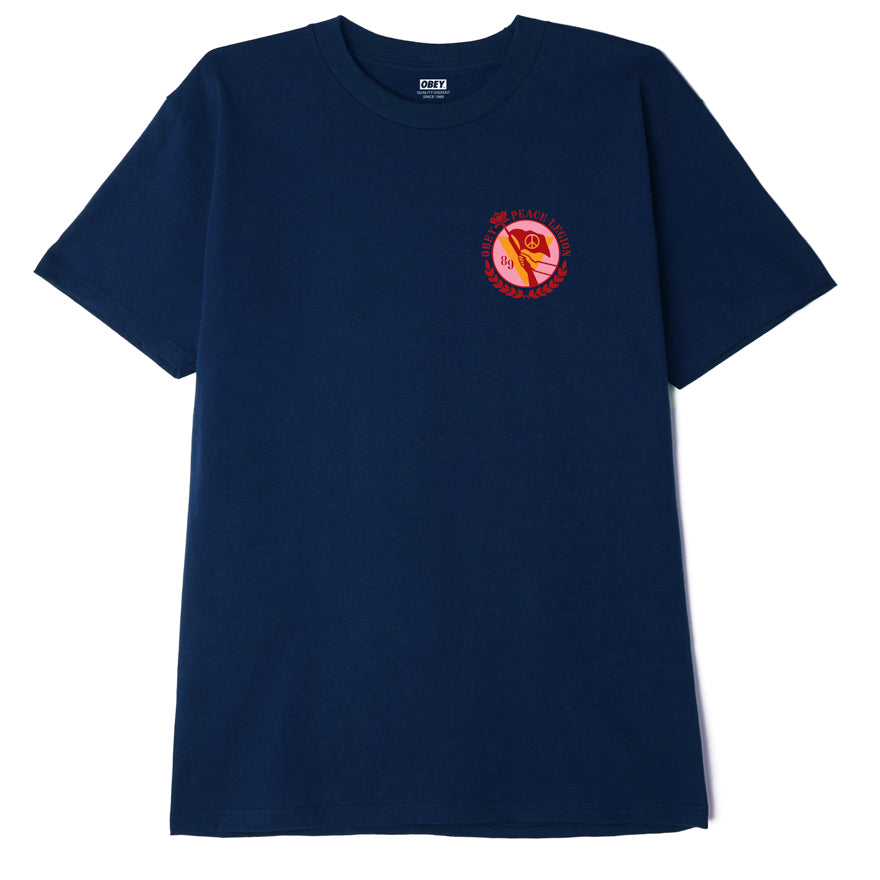 OBEY Peace Legion T-Shirt - Navy