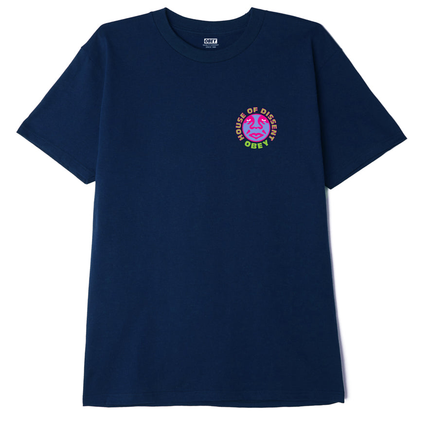OBEY House Of Dissent T-Shirt - Navy