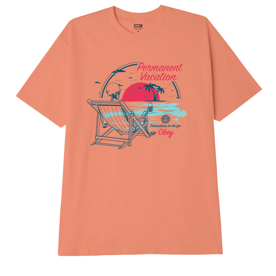 OBEY Permanent Vacation T-Shirt - Citrus