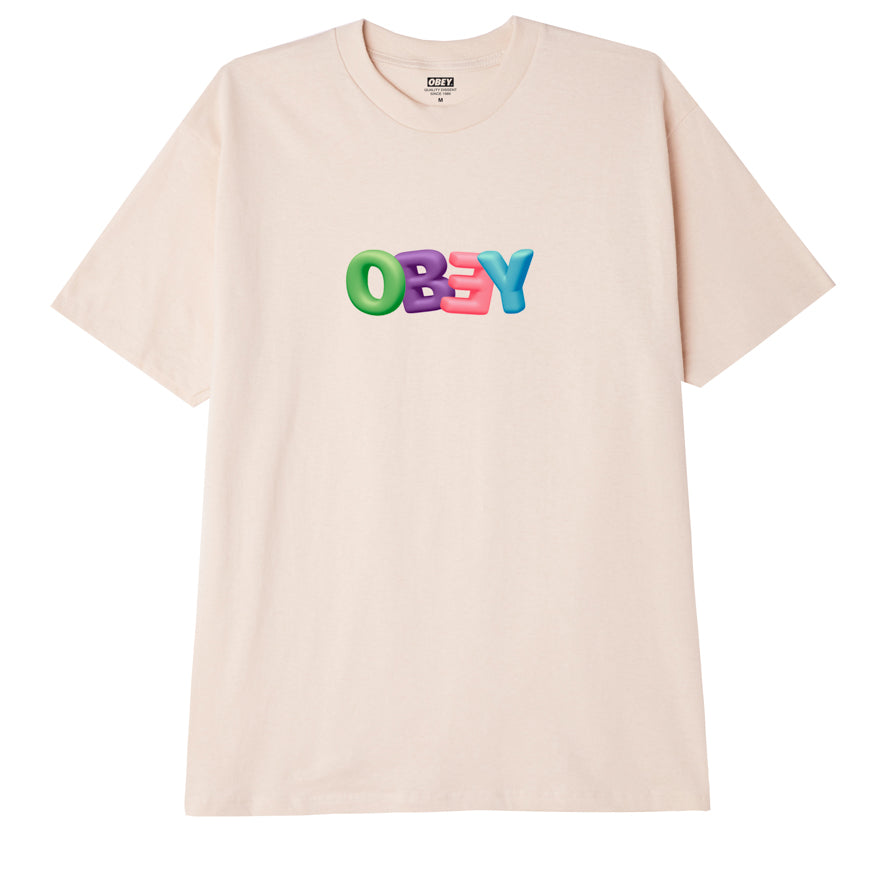 OBEY Bubble T-Shirt - Cream