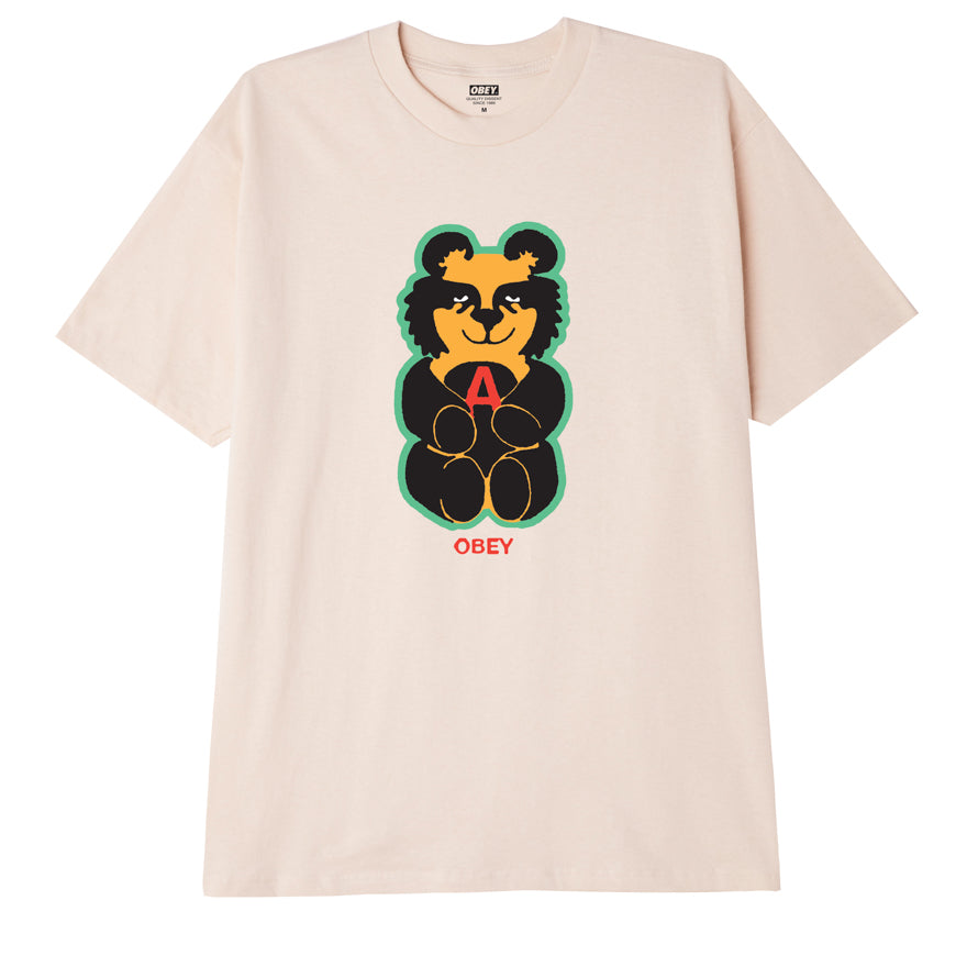 OBEY Teddy T-Shirt - Cream