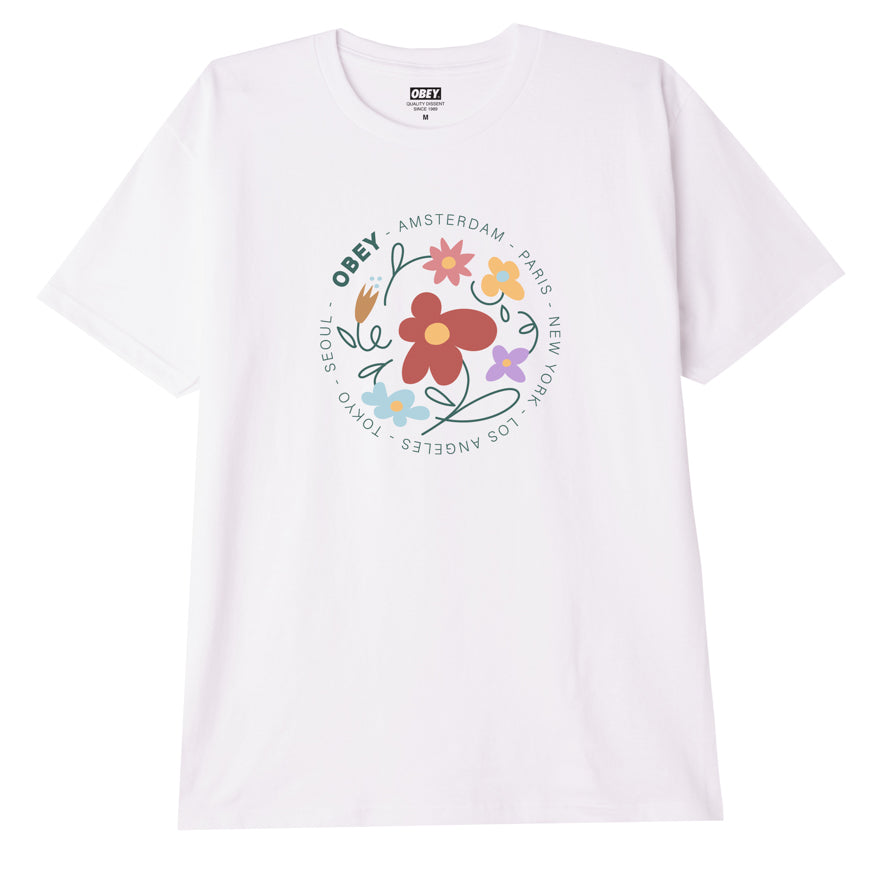OBEY Flower Dance T-Shirt - White