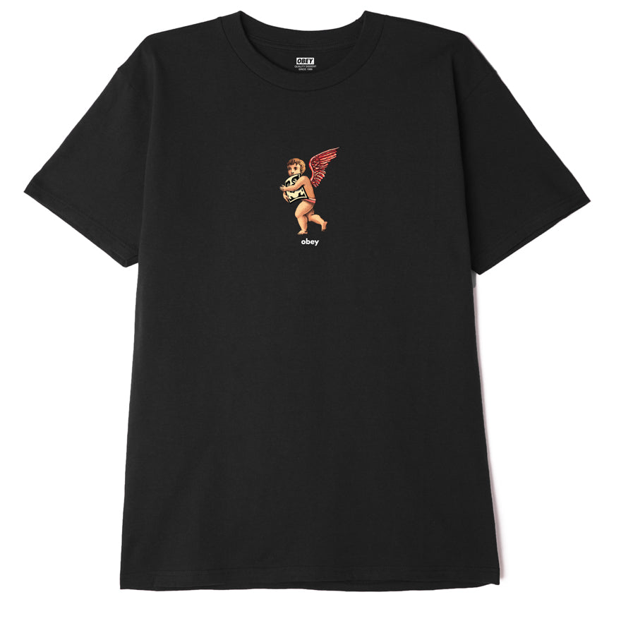 OBEY Angel Wings T-Shirt - Black