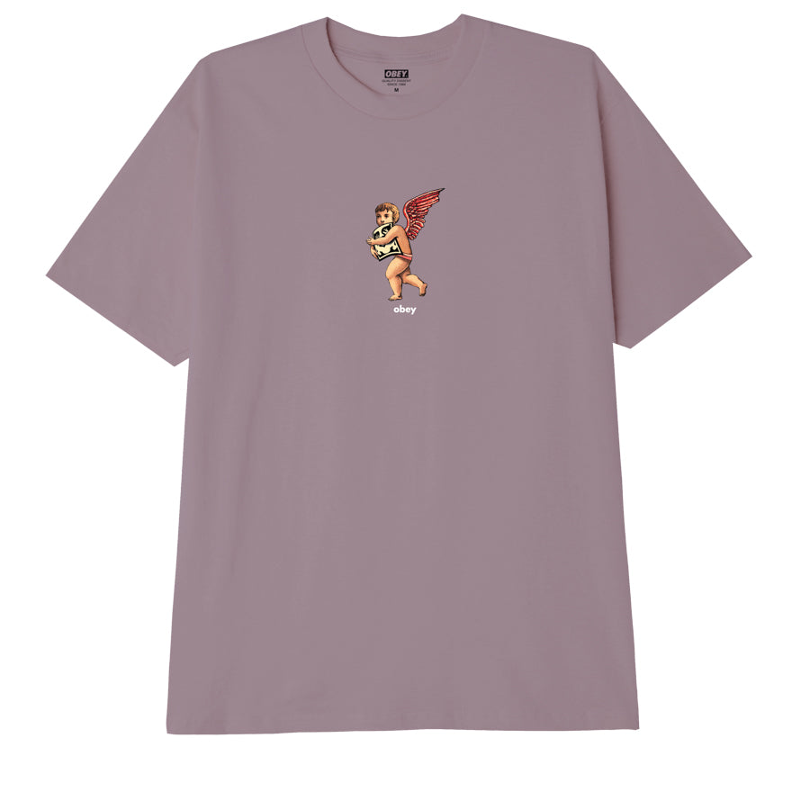 OBEY Angel Wings T-Shirt - Lilac Chalk