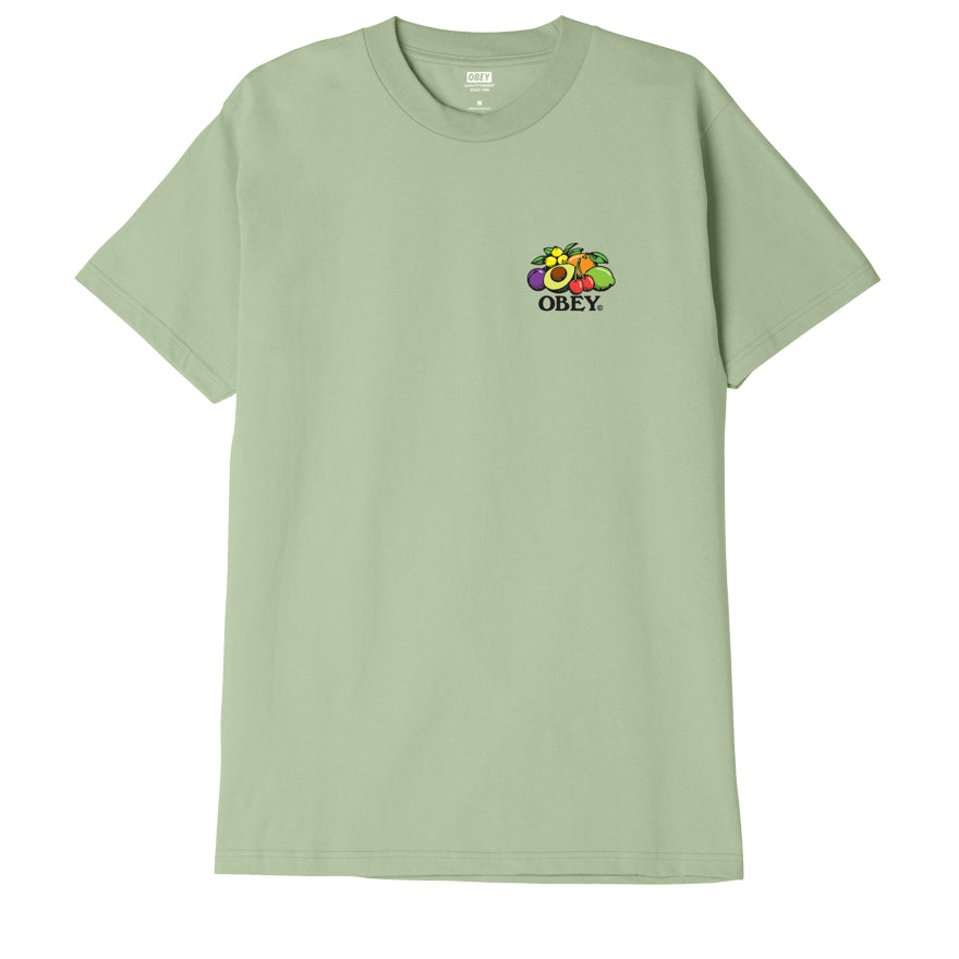 OBEY Bowl Of Fruit T-Shirt - Cucumber