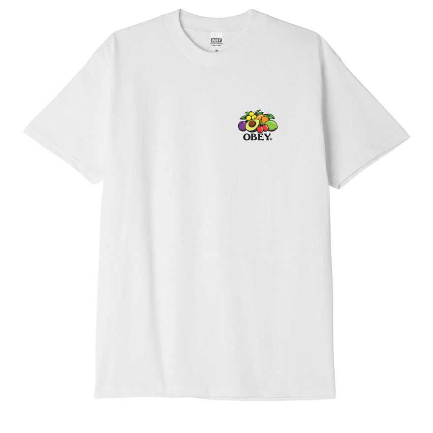 OBEY Bowl Of Fruit T-Shirt - White
