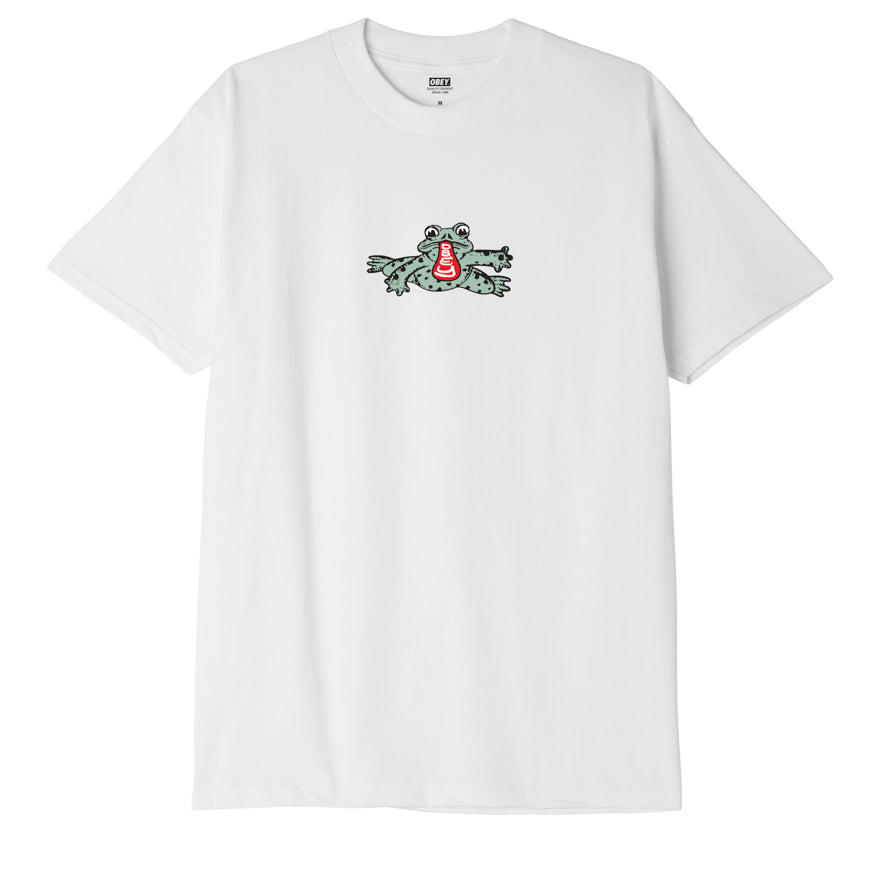 OBEY Leap Frog T-Shirt - White