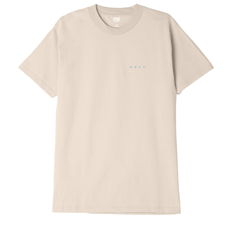 OBEY Deco Icon Face T-Shirt - Cream