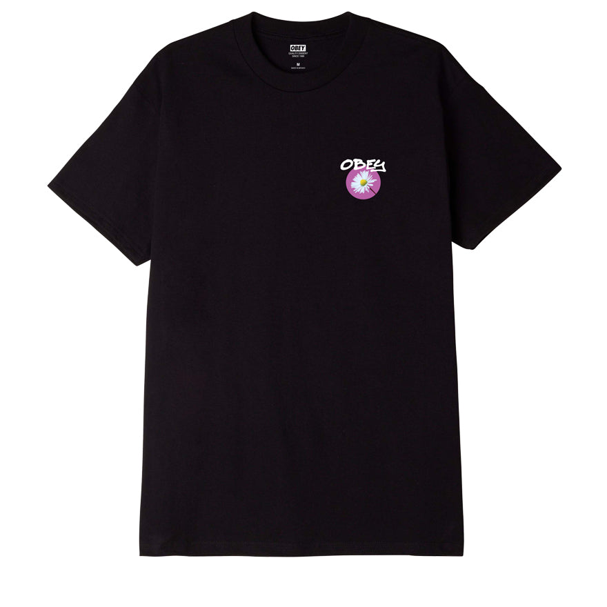 OBEY Daisy Spray T-Shirt - Black