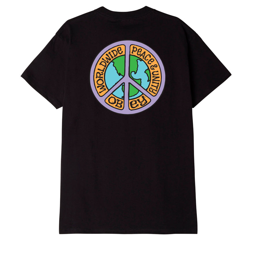 OBEY Peace & Unit T-Shirt - Black