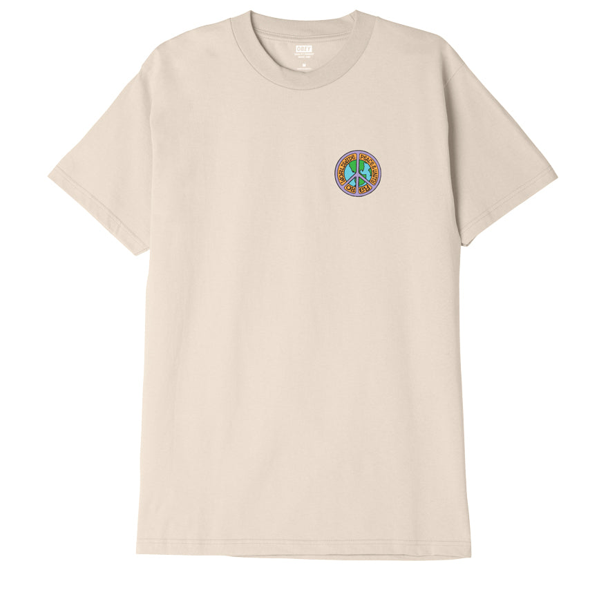 OBEY Peace & Unit T-Shirt - Cream