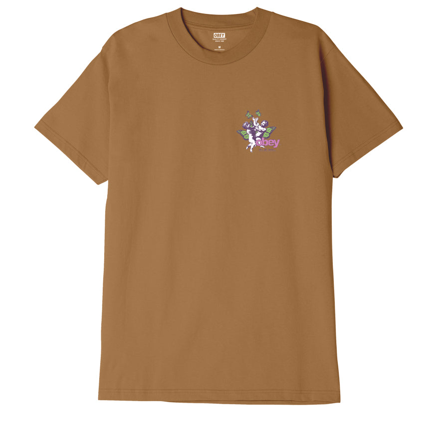 OBEY It's All Love T-Shirt - Brown Sugar