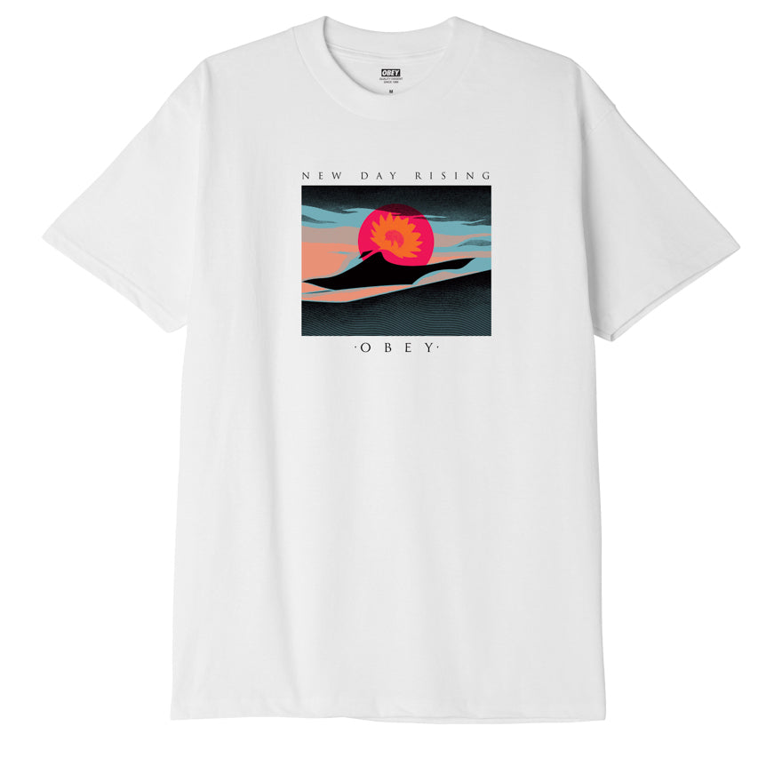 OBEY A New Day Rising T-Shirt - White