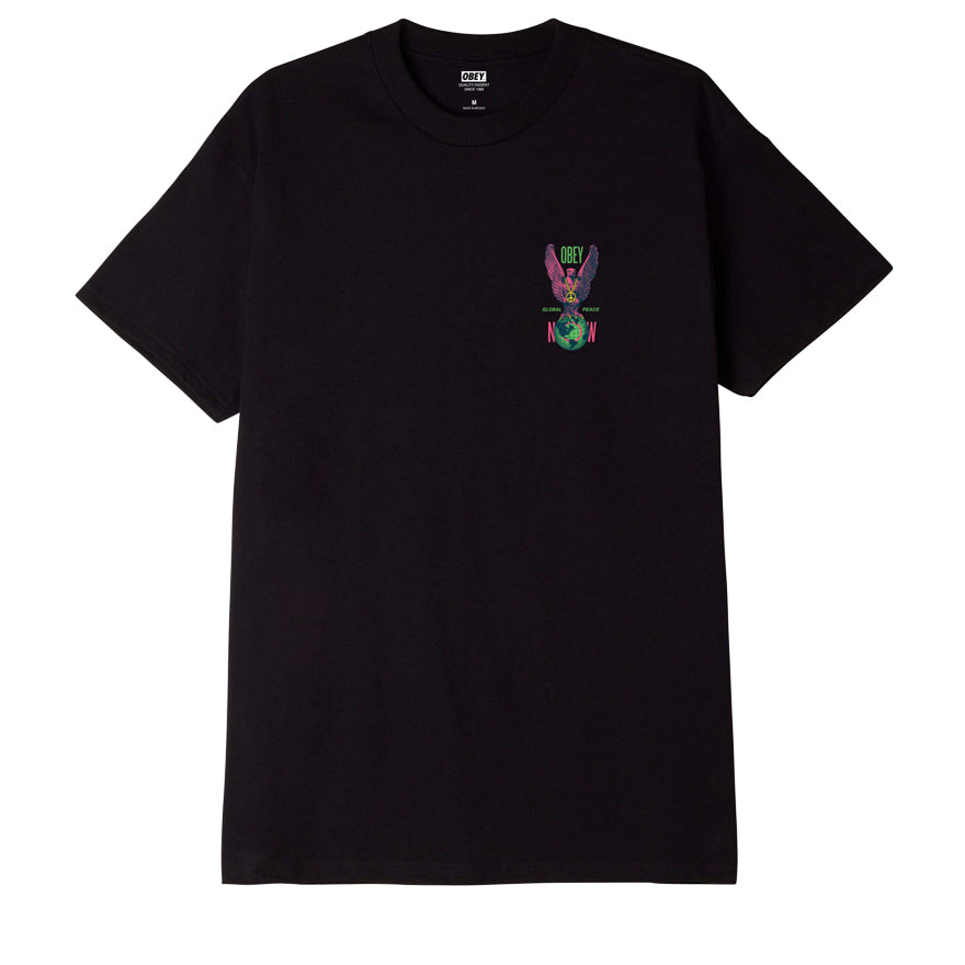OBEY Peace Eagle T-Shirt - Black