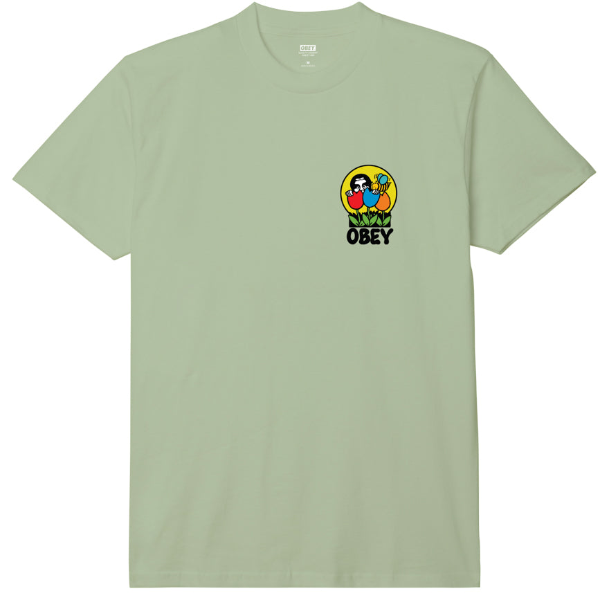 OBEY Was Here Tee - Cucumber