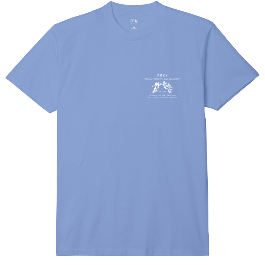 OBEY Committed To Excellence Tee - Digital Violet