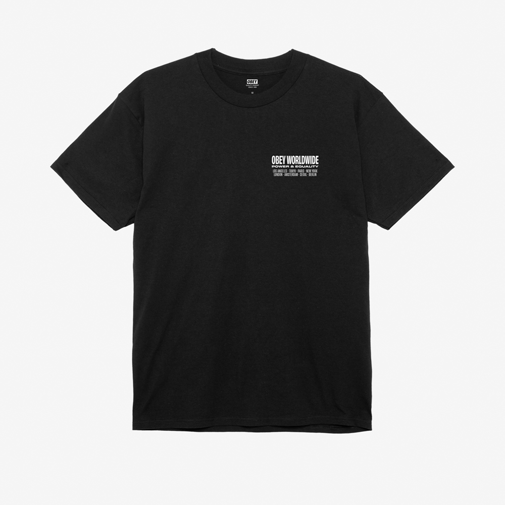 Obey Worldwide Power & Equality Tee - Black