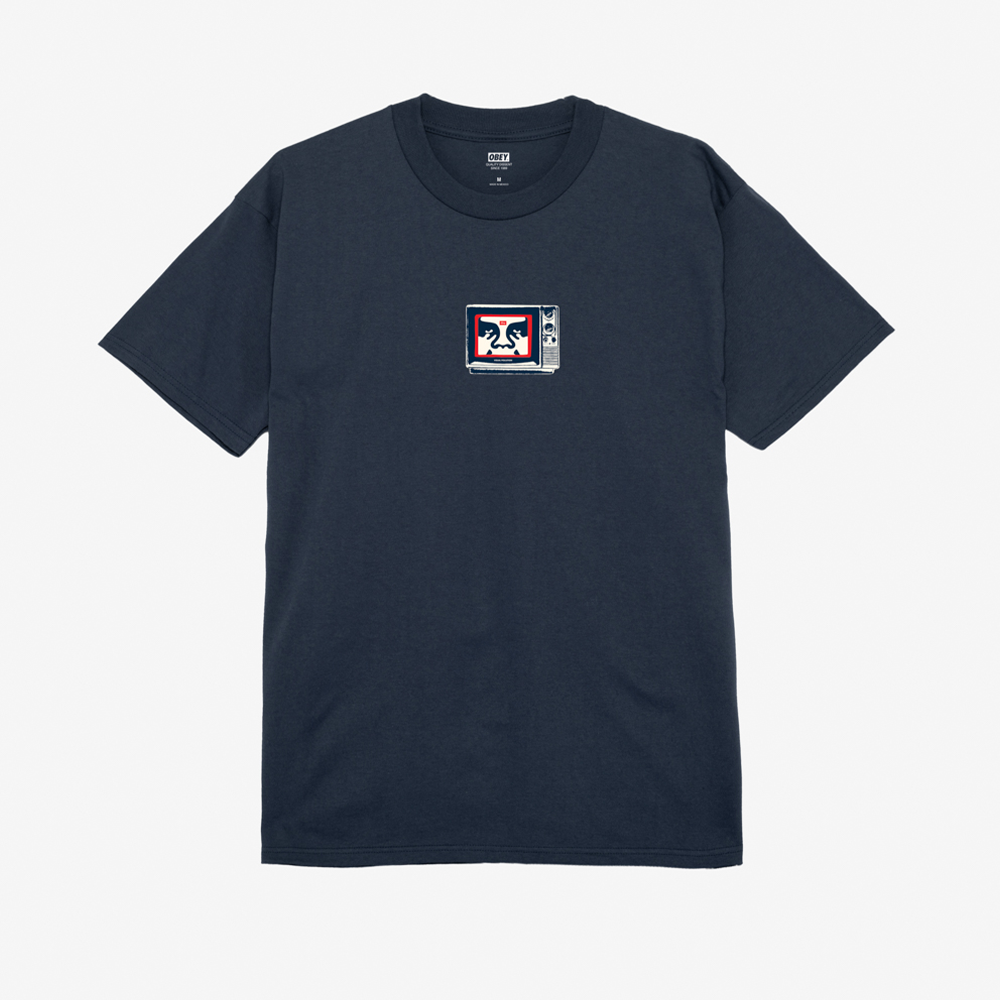 Obey TV Tee - Navy