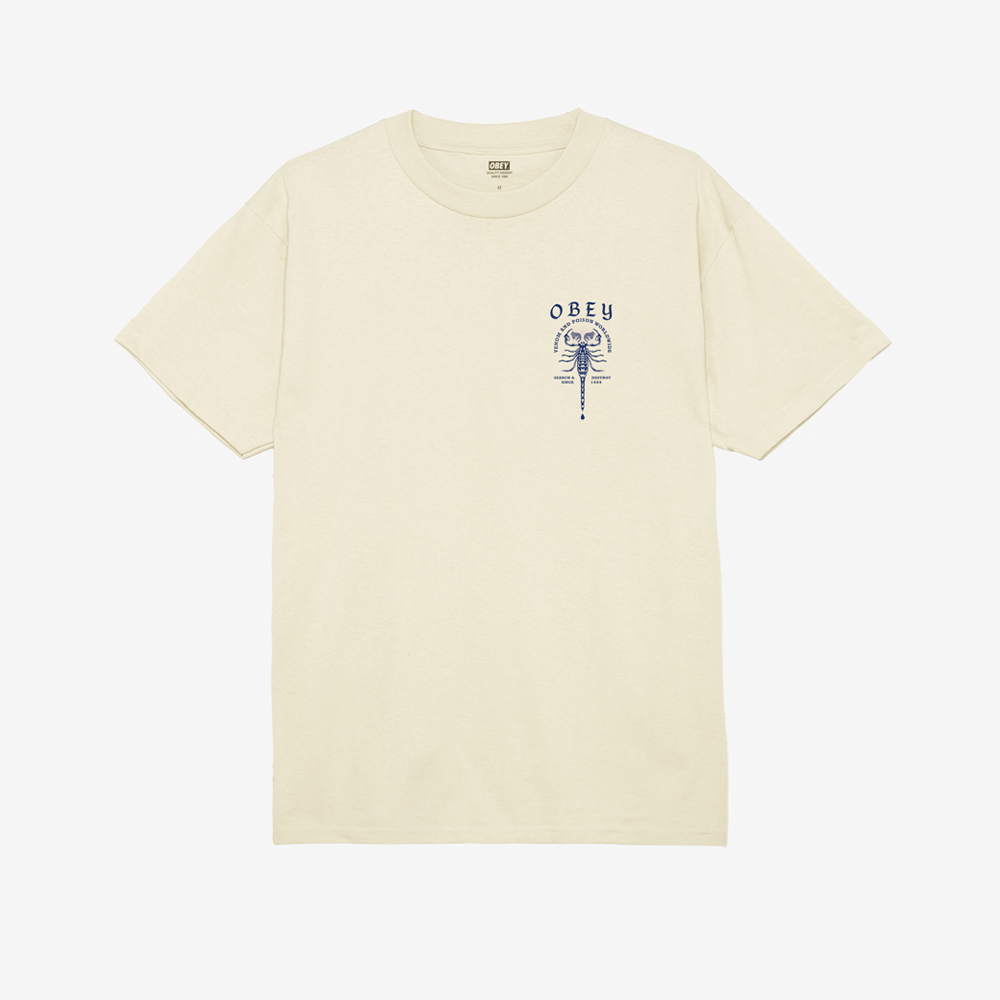 Obey Scorpion Tee - Cream