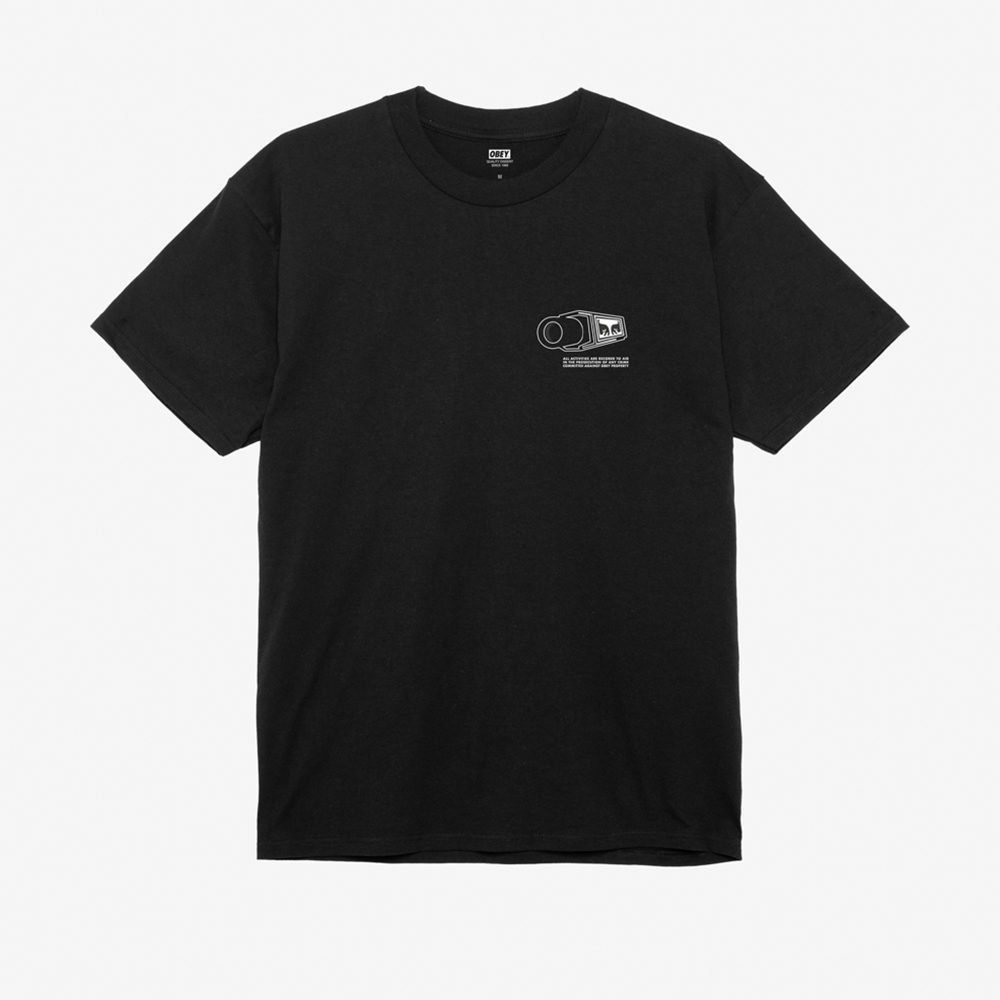 Obey Warning Tee - Black
