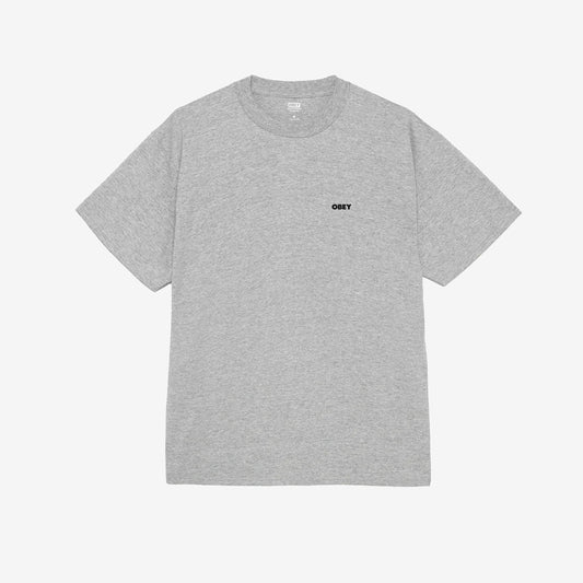 OBEY The Medium Is The Message Tee - Heather Grey
