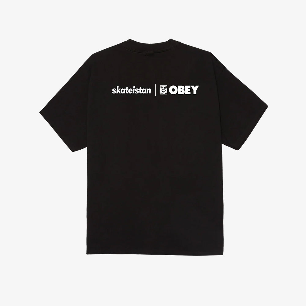 OBEY Skateistan Obey Tee - Black